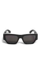 Angled Rectangular Sunglasses